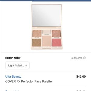 Cover FX ‘perfecter’ face palette.